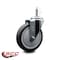 Service Caster 5'' Thermoplastic Rubber Wheel Swivel 7/16'' Grip Ring Stem Caster SCC-GR20S514-TPRB-716138 - alternate 4